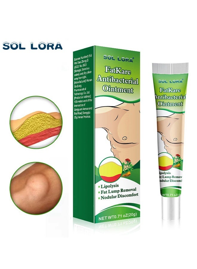SOL LORA Fat Lozenging Cream - Relieves fat lumps, reduces subcutaneous swellings, promotes overall body care. Fat Kang Cream 20g - Image 1